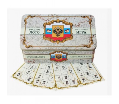 Лото Русское "Герб" в жесткой упаковке