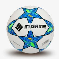 Мяч футзальный INGAME PRO QUANTRO №4 голубой