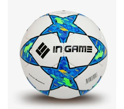 Мяч футзальный INGAME PRO QUANTRO №4 голубой