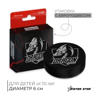 Шайба хоккейная Winter Star деткая d=6см 9816481 Шайба хоккейная Winter Star деткая d=6см 9816481