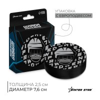 Шайба хоккейная Winter Star взрослая d=7.6см 9816485 Шайба хоккейная Winter Star взрослая d=7.6см 9816485
