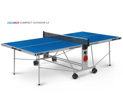 Стол теннисный Compact-2 LX Всепогодный Синий NEW Стол теннисный Compact-2 LX Всепогодный Синий NEW