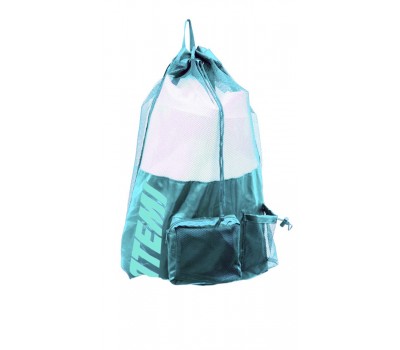 Мешок-сетка с карманами для инвентаря Atemi Multi pocket swim bag, цвет: Бирюзовый