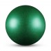 Мяч для худ. гимнастики INDIGO металлик 300г 15см с блеcтками