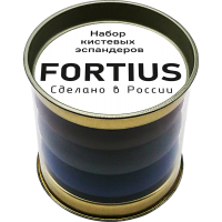 Набор кистевых эспандеров "Fortius" 3шт (50,60,70кг)(тубус)