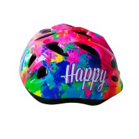 Шлем детский Happy розовый с регулировкой размера