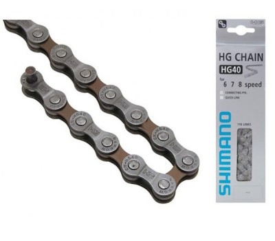 Цепь Shimano HG40 6/7/8 ск 114зв UG51