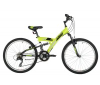 Велосипед FOXX ATTACK 24" (2021), рама 14", зелёный