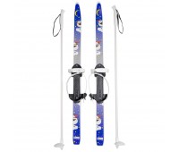 Лыжи детские Быстрики с палками (90см)