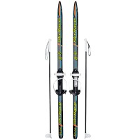 Лыжи детские Ski Race 140см/105см с палками