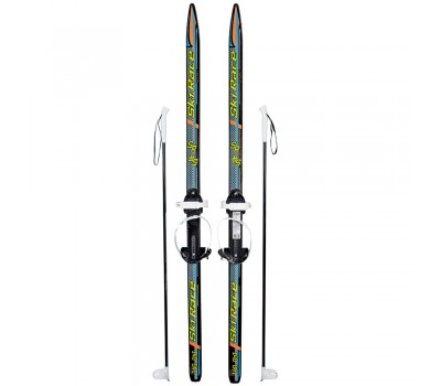 Лыжи детские Ski Race 140см/105см с палками